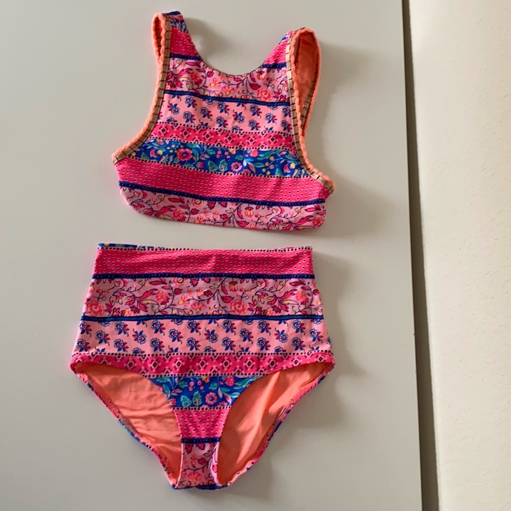 Aerie High waisted Bikini set! 🌸🍊